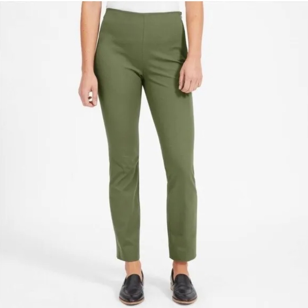 Everlane Green Side Zip Pants, Size 4